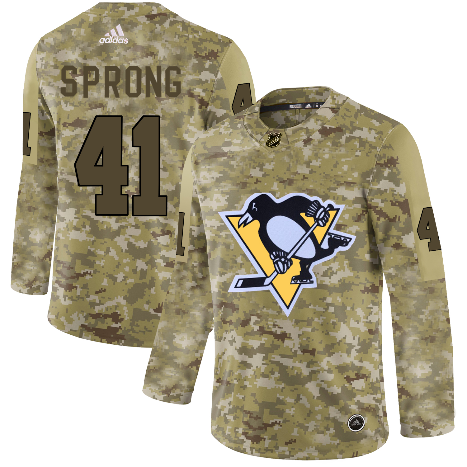 Adidas Penguins #41 Daniel Sprong Camo Authentic Stitched NHL Jersey Adidas Penguins #41 Daniel Sprong Camo Authentic Stitched NHL Jersey
