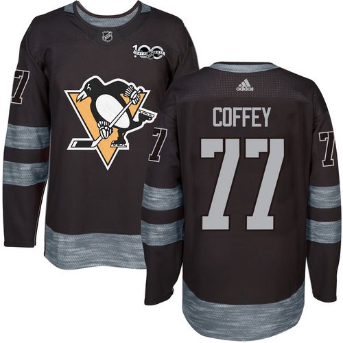 Adidas Penguins #77 Paul Coffey Black 1917-2017 100th Anniversary Stitched NHL Jersey Adidas Penguins #77 Paul Coffey Black 1917-2017 100th Anniversary Stitched NHL Jersey