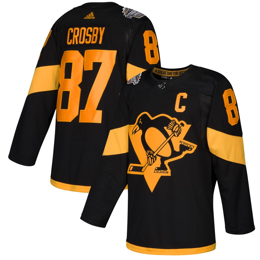 adidas Penguins #87 Sidney Crosby Black 2019 NHL Stadium Series Authentic Stitched NHL Jersey adidas Penguins #87 Sidney Crosby Black 2019 NHL Stadium Series Authentic Stitched NHL Jersey