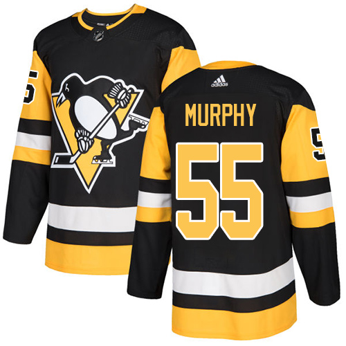 Adidas Penguins #55 Larry Murphy Black Home Authentic Stitched NHL Jersey Adidas Penguins #55 Larry Murphy Black Home Authentic Stitched NHL Jersey