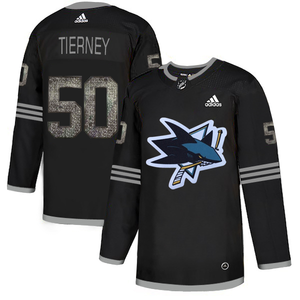 Adidas Sharks #50 Chris Tierney Black Authentic Classic Stitched NHL Jersey Adidas Sharks #50 Chris Tierney Black Authentic Classic Stitched NHL Jersey