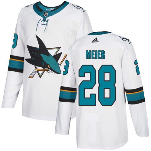 Adidas Sharks #28 Timo Meier White Road Authentic Stitched NHL Jersey Adidas Sharks #28 Timo Meier White Road Authentic Stitched NHL Jersey