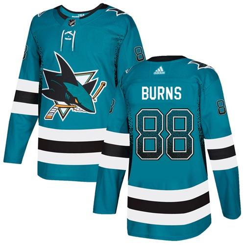 Adidas Sharks #88 Brent Burns Teal Home Authentic Drift Fashion Stitched NHL Jersey Adidas Sharks #88 Brent Burns Teal Home Authentic Drift Fashion Stitched NHL Jersey