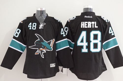 Sharks #48 Tomas Hertl Black Stitched NHL Jersey Sharks #48 Tomas Hertl Black Stitched NHL Jersey