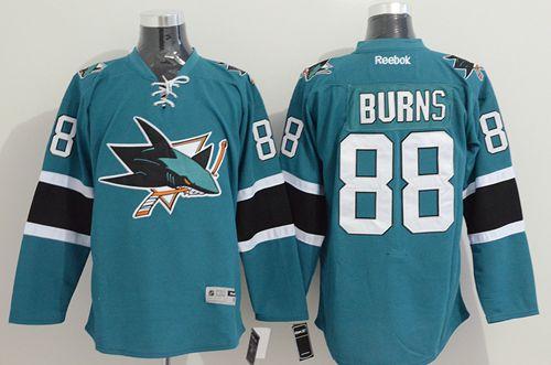 Sharks #88 Brent Burns Teal Stitched NHL Jersey Sharks #88 Brent Burns Teal Stitched NHL Jersey
