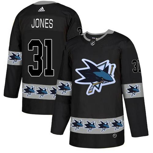 Adidas Sharks #31 Martin Jones Black Authentic Team Logo Fashion Stitched NHL Jersey Adidas Sharks #31 Martin Jones Black Authentic Team Logo Fashion Stitched NHL Jersey