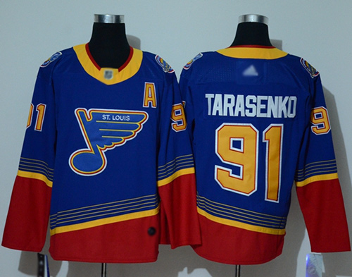 Adidas Blues #91 Vladimir Tarasenko Blue/Red Authentic 2019 Heritage Stitched NHL Jersey Adidas Blues #91 Vladimir Tarasenko Blue/Red Authentic 2019 Heritage Stitched NHL Jersey