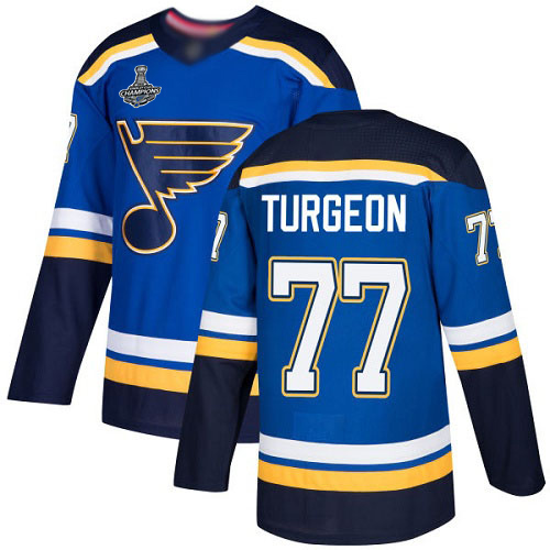 Adidas Blues #77 Pierre Turgeon Blue Home Authentic Stanley Cup Champions Stitched NHL Jersey Adidas Blues #77 Pierre Turgeon Blue Home Authentic Stanley Cup Champions Stitched NHL Jersey