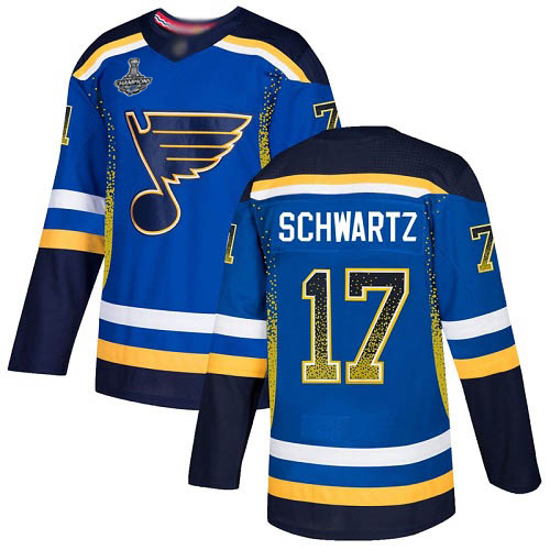 Adidas Blues #17 Jaden Schwartz Blue Home Authentic Drift Fashion Stanley Cup Champions Stitched NHL Jersey Adidas Blues #17 Jaden Schwartz Blue Home Authentic Drift Fashion Stanley Cup Champions Stitched NHL Jersey