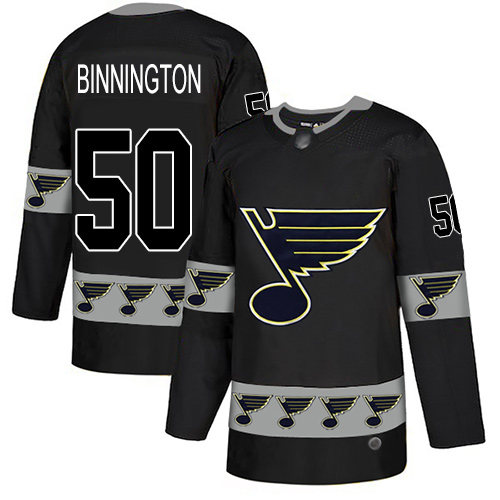 Adidas Blues #50 Jordan Binnington Black Authentic Team Logo Fashion Stitched NHL Jersey Adidas Blues #50 Jordan Binnington Black Authentic Team Logo Fashion Stitched NHL Jersey