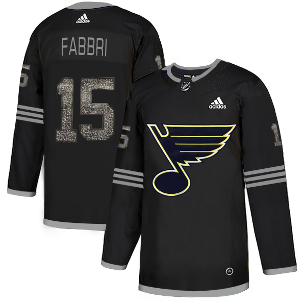 Adidas Blues #15 Robby Fabbri Black Authentic Classic Stitched NHL Jersey Adidas Blues #15 Robby Fabbri Black Authentic Classic Stitched NHL Jersey
