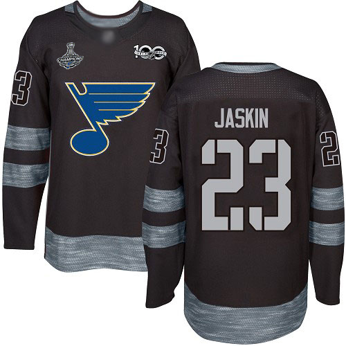 Adidas Blues #23 Dmitrij Jaskin Black 1917-2017 100th Anniversary Stanley Cup Champions Stitched NHL Jersey Adidas Blues #23 Dmitrij Jaskin Black 1917-2017 100th Anniversary Stanley Cup Champions Stitched NHL Jersey