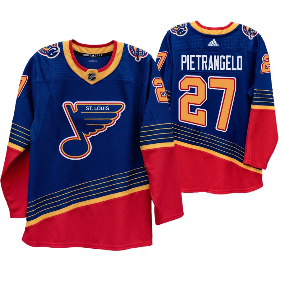 St. Louis Blues #27 Alex Pietrangelo 90s Vintage 2019-20 Authentic Royal NHL Jersey St. Louis Blues #27 Alex Pietrangelo 90s Vintage 2019-20 Authentic Royal NHL Jersey