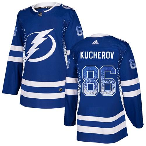 Adidas Lightning #86 Nikita Kucherov Blue Home Authentic Drift Fashion Stitched NHL Jersey Adidas Lightning #86 Nikita Kucherov Blue Home Authentic Drift Fashion Stitched NHL Jersey