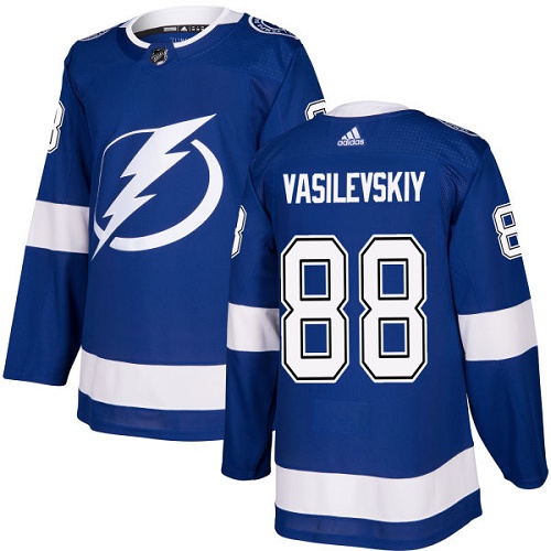 Adidas Lightning #88 Andrei Vasilevskiy Blue Home Authentic Stitched NHL Jersey Adidas Lightning #88 Andrei Vasilevskiy Blue Home Authentic Stitched NHL Jersey