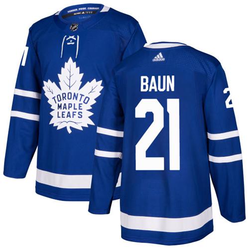 Adidas Maple Leafs #21 Bobby Baun Blue Home Authentic Stitched NHL Jersey Adidas Maple Leafs #21 Bobby Baun Blue Home Authentic Stitched NHL Jersey