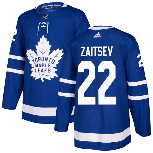 Adidas Maple Leafs #22 Nikita Zaitsev Blue Home Authentic Stitched NHL Jersey Adidas Maple Leafs #22 Nikita Zaitsev Blue Home Authentic Stitched NHL Jersey