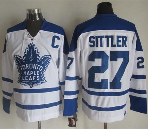 Maple Leafs #27 Darryl Sittler White CCM Throwback Winter Classic Stitched NHL Jersey Maple Leafs #27 Darryl Sittler White CCM Throwback Winter Classic Stitched NHL Jersey