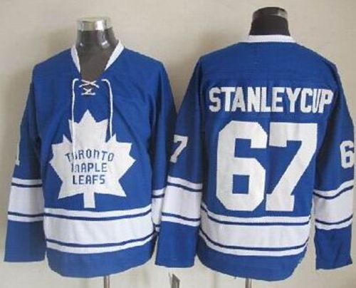 Maple Leafs #67 Stanley Cup Blue CCM Throwback Stitched NHL Jersey Maple Leafs #67 Stanley Cup Blue CCM Throwback Stitched NHL Jersey