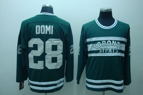 Maple Leafs #28 Tie Domi Stitched Green CCM Throwback NHL Jersey Maple Leafs #28 Tie Domi Stitched Green CCM Throwback NHL Jersey