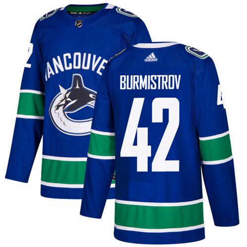 Adidas Canucks #42 Alex Burmistrov Blue Home Authentic Stitched NHL Jersey Adidas Canucks #42 Alex Burmistrov Blue Home Authentic Stitched NHL Jersey