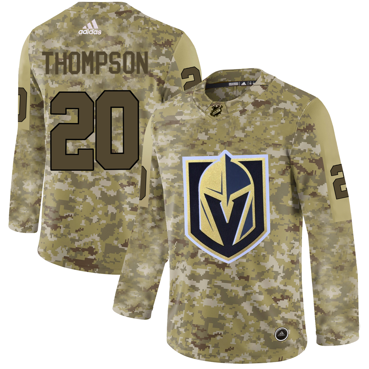 Adidas Golden Knights #20 Paul Thompson Camo Authentic Stitched NHL Jersey Adidas Golden Knights #20 Paul Thompson Camo Authentic Stitched NHL Jersey