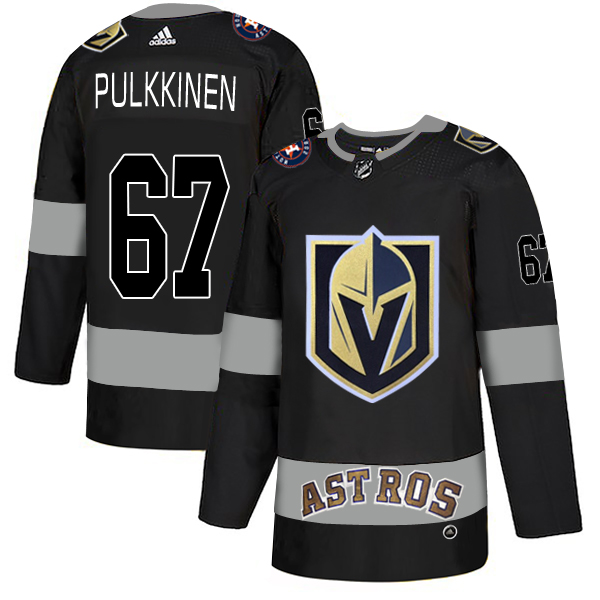 Adidas Golden Knights X Astros #67 Teemu Pulkkinen Black Authentic City Joint Name Stitched NHL Jersey Adidas Golden Knights X Astros #67 Teemu Pulkkinen Black Authentic City Joint Name Stitched NHL Jersey