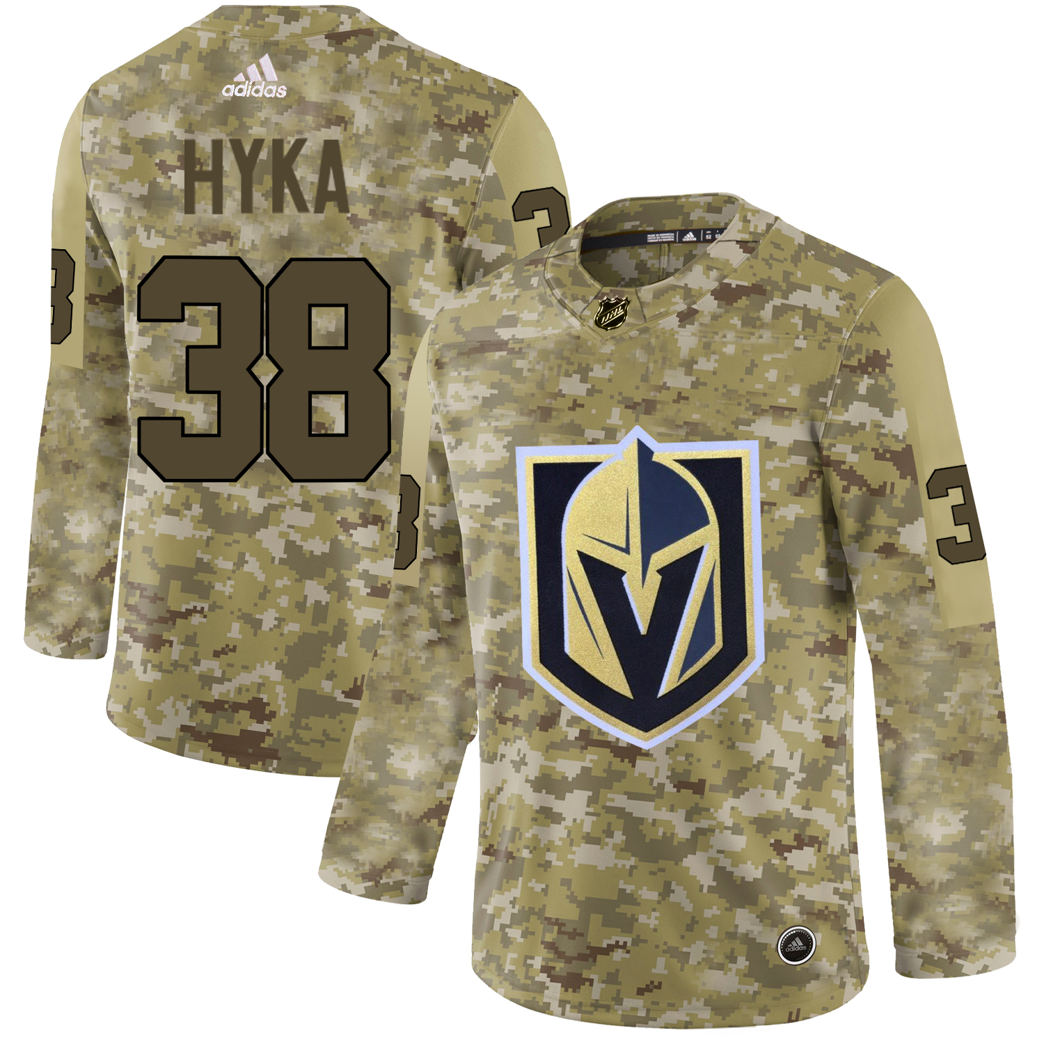 Adidas Golden Knights #38 Tomas Hyka Camo Authentic Stitched NHL Jersey Adidas Golden Knights #38 Tomas Hyka Camo Authentic Stitched NHL Jersey