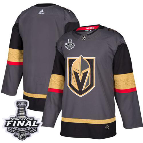 Adidas Golden Knights Blank Grey Home Authentic 2018 Stanley Cup Final Stitched NHL Jersey Adidas Golden Knights Blank Grey Home Authentic 2018 Stanley Cup Final Stitched NHL Jersey
