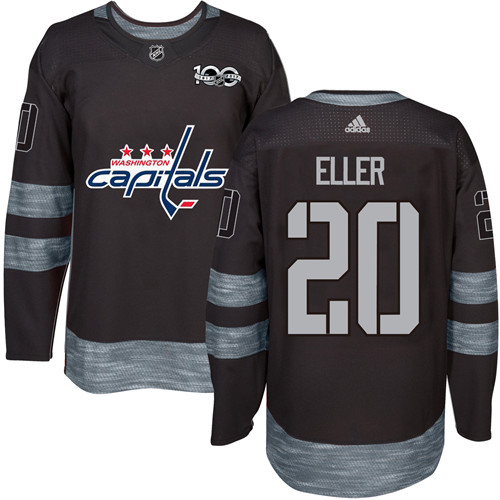 Adidas Capitals #20 Lars Eller Black 1917-2017 100th Anniversary Stitched NHL Jersey Adidas Capitals #20 Lars Eller Black 1917-2017 100th Anniversary Stitched NHL Jersey