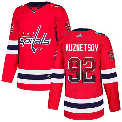 Adidas Capitals #92 Evgeny Kuznetsov Red Home Authentic Drift Fashion Stitched NHL Jersey Adidas Capitals #92 Evgeny Kuznetsov Red Home Authentic Drift Fashion Stitched NHL Jersey