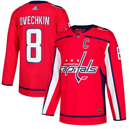 Adidas Capitals #8 Alex Ovechkin Red Home Authentic Stitched NHL Jersey Adidas Capitals #8 Alex Ovechkin Red Home Authentic Stitched NHL Jersey