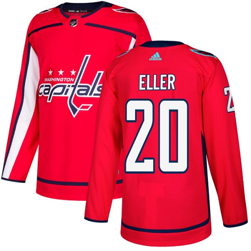 Adidas Capitals #20 Lars Eller Red Home Authentic Stitched NHL Jersey Adidas Capitals #20 Lars Eller Red Home Authentic Stitched NHL Jersey