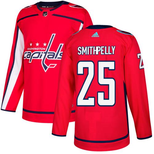 Adidas Capitals #25 Devante Smith-Pelly Red Home Authentic Stitched NHL Jersey Adidas Capitals #25 Devante Smith-Pelly Red Home Authentic Stitched NHL Jersey