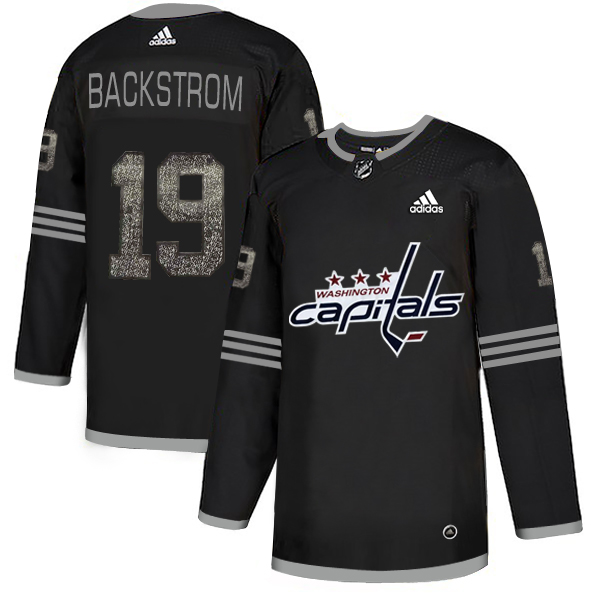 Adidas Capitals #19 Nicklas Backstrom Black_1 Authentic Classic Stitched NHL Jersey Adidas Capitals #19 Nicklas Backstrom Black_1 Authentic Classic Stitched NHL Jersey