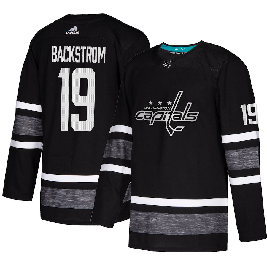 Adidas Capitals #19 Nicklas Backstrom Black 2019 All-Star Game Parley Authentic Stitched NHL Jersey Adidas Capitals #19 Nicklas Backstrom Black 2019 All-Star Game Parley Authentic Stitched NHL Jersey