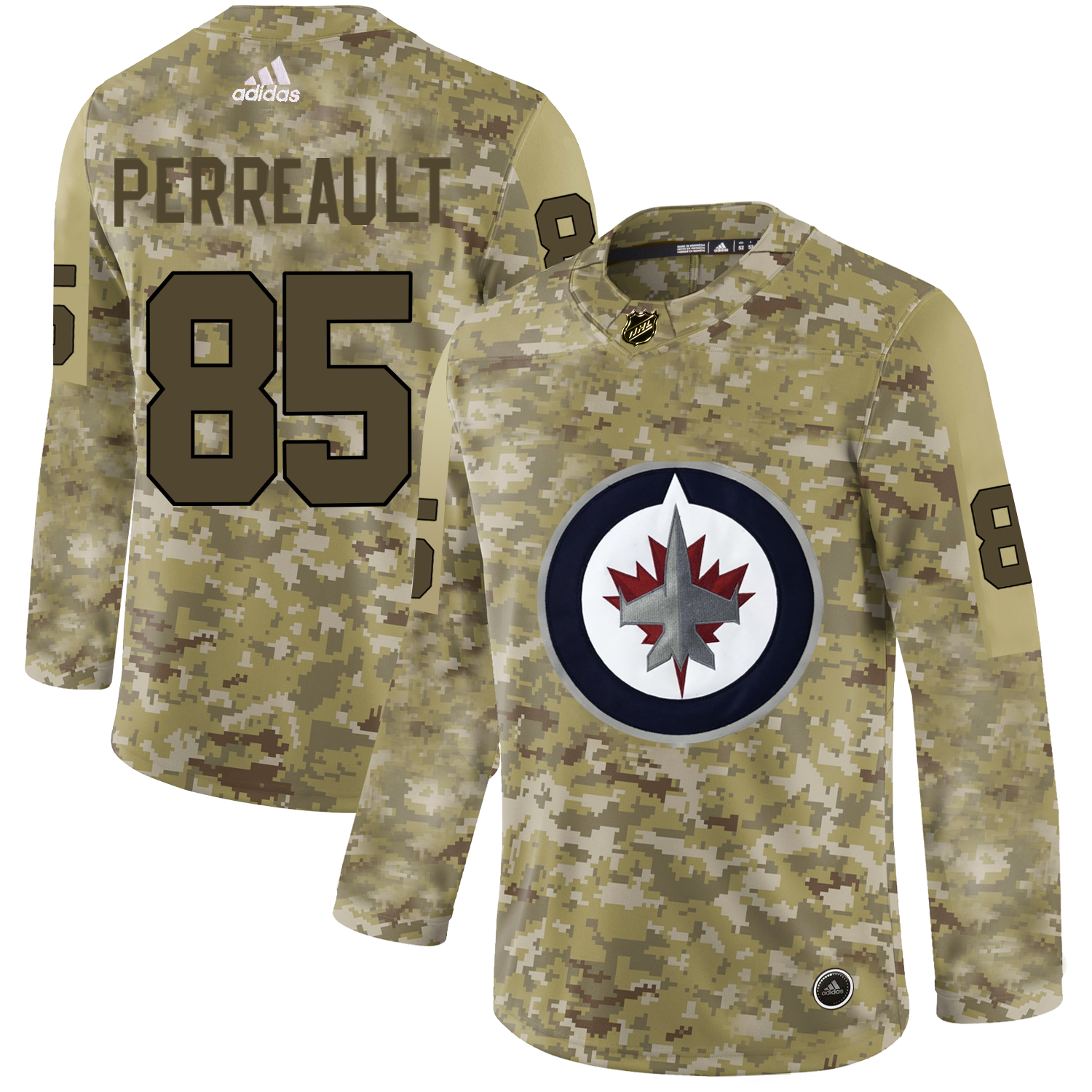 Adidas Jets #85 Mathieu Perreault Camo Authentic Stitched NHL Jersey Adidas Jets #85 Mathieu Perreault Camo Authentic Stitched NHL Jersey