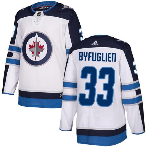 Adidas Jets #33 Dustin Byfuglien White Road Authentic Stitched NHL Jersey Adidas Jets #33 Dustin Byfuglien White Road Authentic Stitched NHL Jersey
