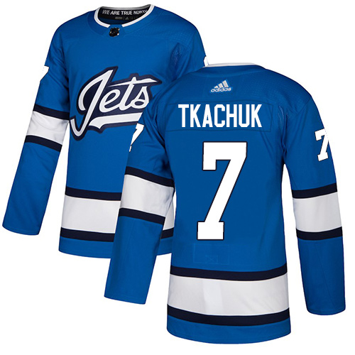 Adidas Jets #7 Keith Tkachuk Blue Alternate Authentic Stitched NHL Jersey Adidas Jets #7 Keith Tkachuk Blue Alternate Authentic Stitched NHL Jersey