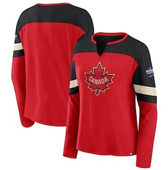 Women's Toronto Maple Leafs Red 2025 4 Nations Face-Off Jersey