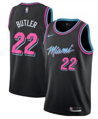 Men's Miami Heat #22 Jimmy Butler Black Stitched NBA Jersey Men's Miami Heat #22 Jimmy Butler Black Stitched NBA Jersey