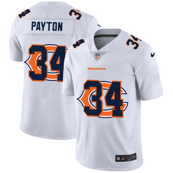 Men's Chicago Bears #34 Walter Payton White NFL Stitched Jersey Men's Chicago Bears #34 Walter Payton White NFL Stitched Jersey