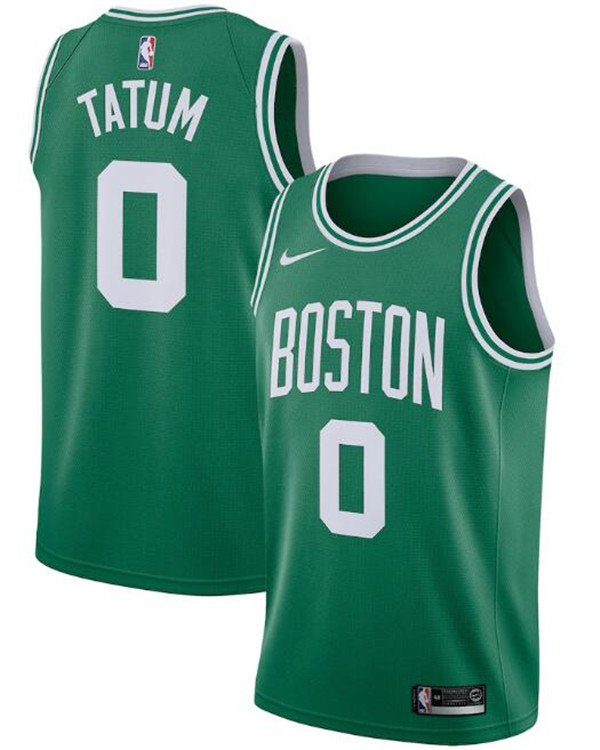 Men's Boston Celtics #0 Jayson Tatum Green NBA Icon Edition Swingman Stitched Jersey Men's Boston Celtics #0 Jayson Tatum Green NBA Icon Edition Swingman Stitched Jersey