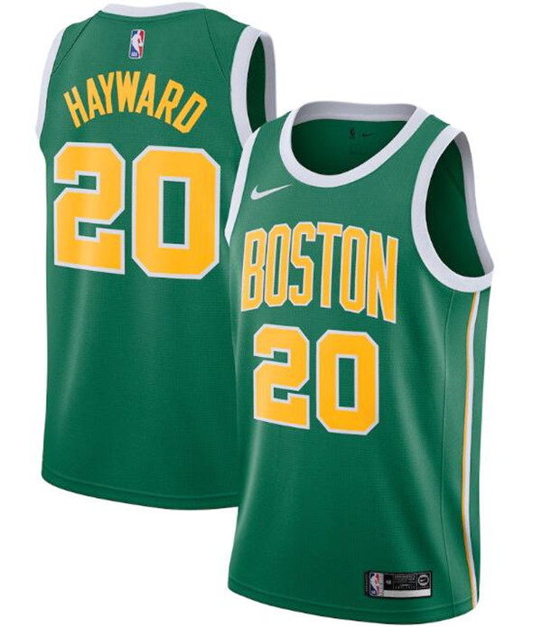 Men's Boston Celtics #20 Gordon Hayward Green NBA Swingman Stitched Jersey Men's Boston Celtics #20 Gordon Hayward Green NBA Swingman Stitched Jersey