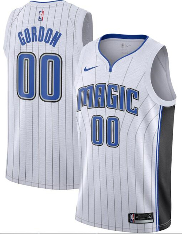 Men's Orlando Magic White #00 Aaron Gordon Association Edition Stitched Swingman Jersey Men's Orlando Magic White #00 Aaron Gordon Association Edition Stitched Swingman Jersey