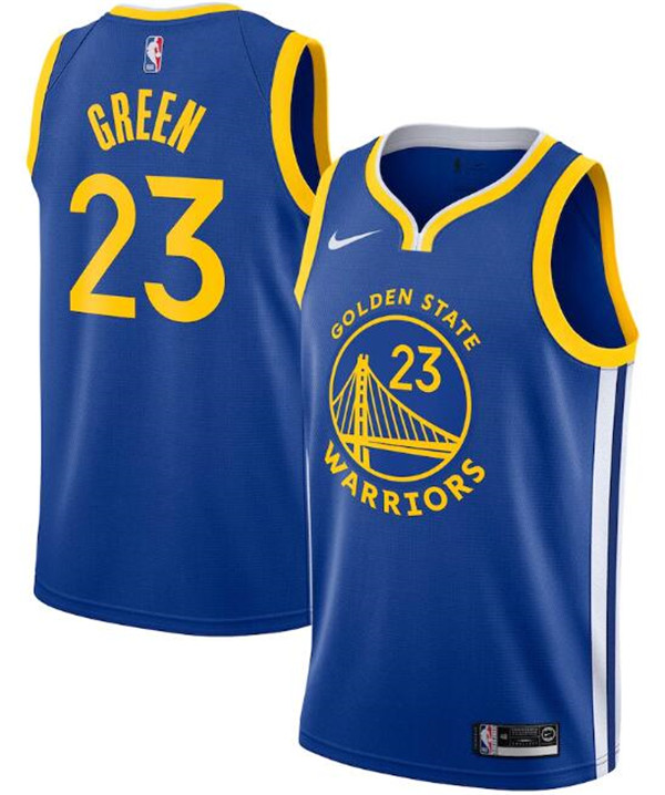 Men's Golden State Warriors #23 Draymond Green Royal NBA Icon Edition Stitched Jersey Men's Golden State Warriors #23 Draymond Green Royal NBA Icon Edition Stitched Jersey