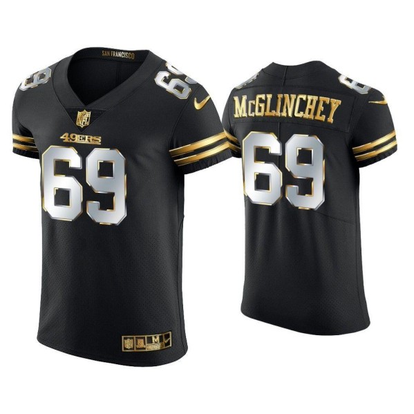 Men's San Francisco 49ers Customized Black Golden Edition Stitched Football Jersey Men's San Francisco 49ers Customized Black Golden Edition Stitched Football Jersey