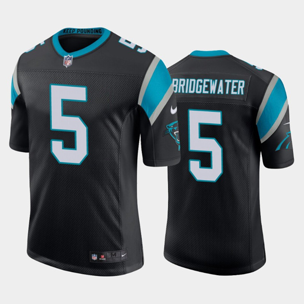 Men's Carolina Panthers #5 Teddy Bridgewater Black Vapor Untouchable Limited Jersey Men's Carolina Panthers #5 Teddy Bridgewater Black Vapor Untouchable Limited Jersey