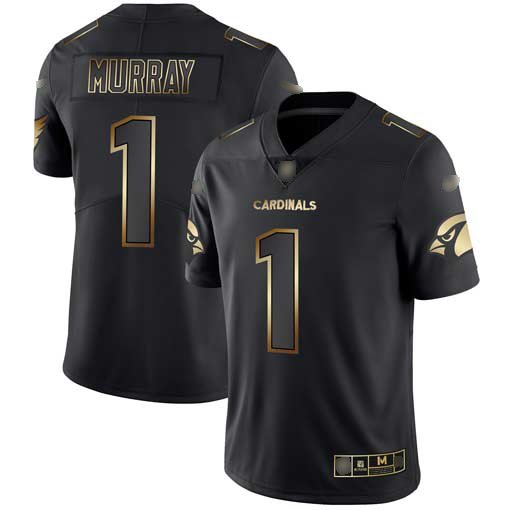 Nike Cardinals #1 Kyler Murray Black/Gold Men's Stitched NFL Vapor Untouchable Limited Jersey Nike Cardinals #1 Kyler Murray Black/Gold Men's Stitched NFL Vapor Untouchable Limited Jersey