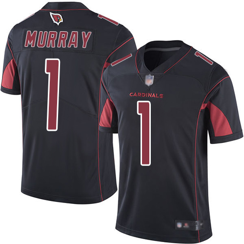 Nike Cardinals #1 Kyler Murray Black Men's Stitched NFL Limited Rush Jersey Nike Cardinals #1 Kyler Murray Black Men's Stitched NFL Limited Rush Jersey